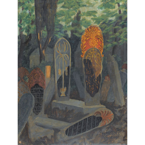 MARCEL AMIGUET : 'Temps gris � Eyoub' (DOBIASCHOFSKY AUKTIONEN AG)