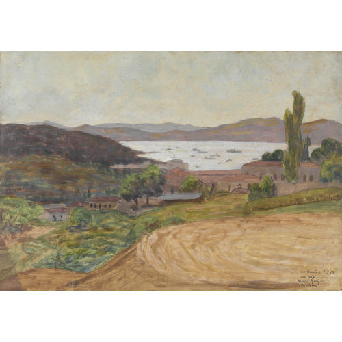 MARCEL AMIGUET : 'Les hauts de Pera vers midi' (DOBIASCHOFSKY AUKTIONEN AG)
