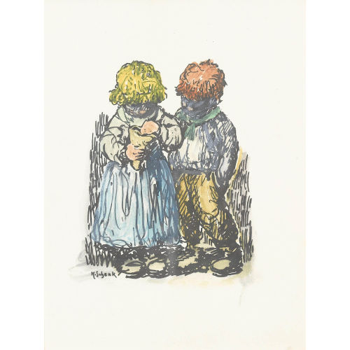 KARL SCHENK : Kinderpaar (DOBIASCHOFSKY AUKTIONEN AG)