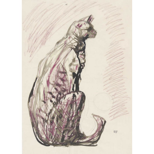 MAX GUBLER : 'Sitzende Katze' (DOBIASCHOFSKY AUKTIONEN AG)