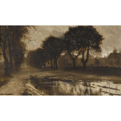 OTTO PROTZEN : Herbstliche Allee (DOBIASCHOFSKY AUKTIONEN AG)
