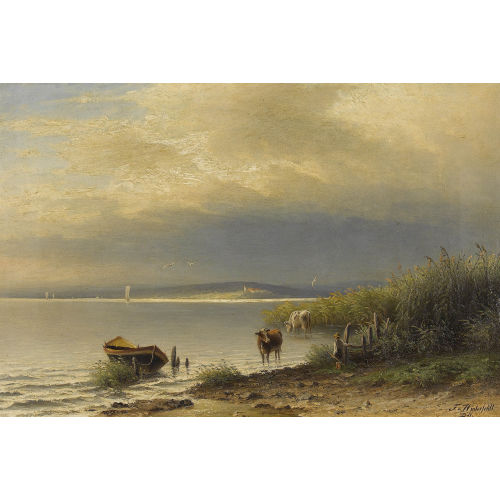FRIEDRICH WILHELM VON WINTERFELDT : 'Insel Mainau im Bodensee' (DOBIASCHOFSKY AUKTIONEN AG)