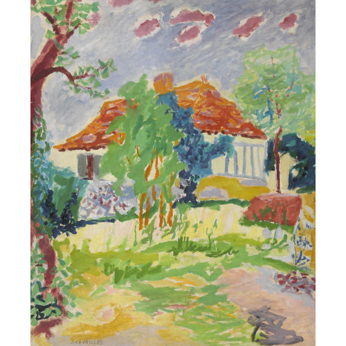 JEAN JULES LOUIS CAVAILL�S : 'Paisaje de Primavera' (DOBIASCHOFSKY AUKTIONEN AG)