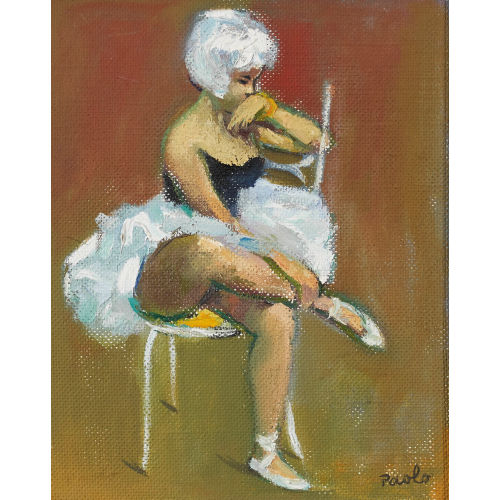 PAUL JAKOB) PAOLO (EIGTL. M�LLER : 'Balletteuse' (DOBIASCHOFSKY AUKTIONEN AG)