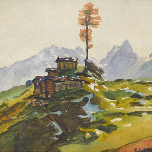 ALBERT NYFELER : 'Alp B�ze' (DOBIASCHOFSKY AUKTIONEN AG)