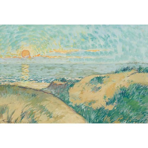 JAN PIETER TERWEY : Sonnenuntergang am Sandstrand (DOBIASCHOFSKY AUKTIONEN AG)