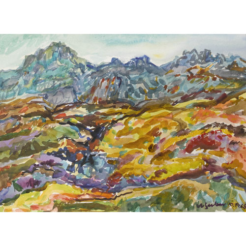 KARL GERBER : Tessiner Landschaft (DOBIASCHOFSKY AUKTIONEN AG)