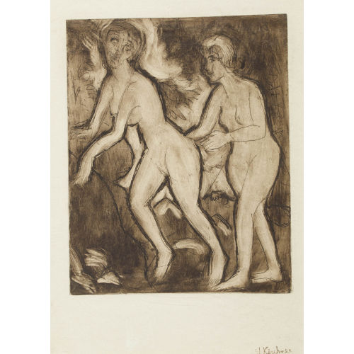 ERNST LUDWIG KIRCHNER : 'Badende M�dchen' (DOBIASCHOFSKY AUKTIONEN AG)