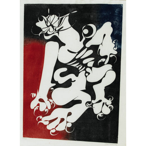 OTTO TSCHUMI : 'Le chat fou' (DOBIASCHOFSKY AUKTIONEN AG)