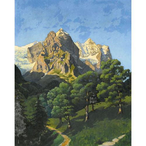 FRITZ WAGNER : Das Well- und Wetterhorn (DOBIASCHOFSKY AUKTIONEN AG)