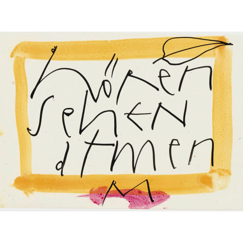 RUDOLF MUMPRECHT : 'h�ren sehen atmen' (DOBIASCHOFSKY AUKTIONEN AG)