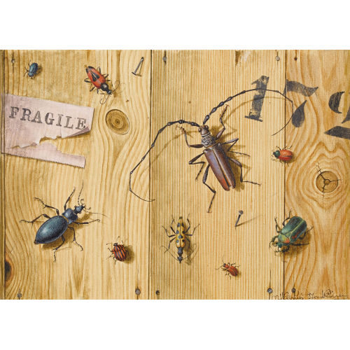 NIKLAUS STOECKLIN : Trompe-l′oeil mit K�fern (DOBIASCHOFSKY AUKTIONEN AG)