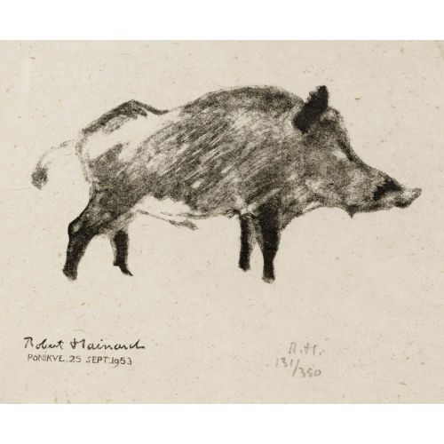 ROBERT HAINARD : 'Sanglier' (DOBIASCHOFSKY AUKTIONEN AG)