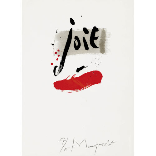 RUDOLF MUMPRECHT : 'joie' (DOBIASCHOFSKY AUKTIONEN AG)