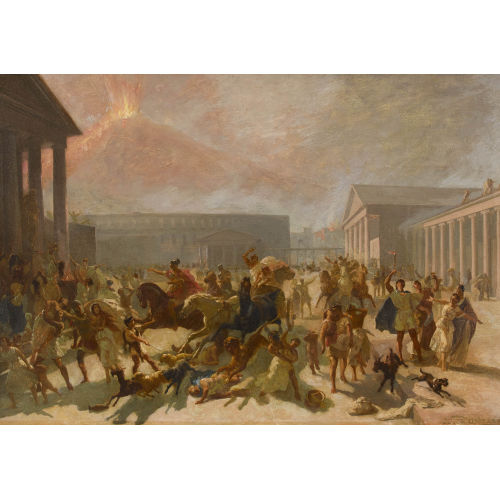 AUGUSTE) DOVIANE (EIGTL. VIANDE : 'An�antissement de Pomp�i' (DOBIASCHOFSKY AUKTIONEN AG)