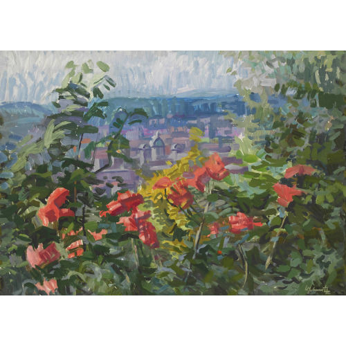 WERNER SCHMUTZ : Blick auf Bern (DOBIASCHOFSKY AUKTIONEN AG)