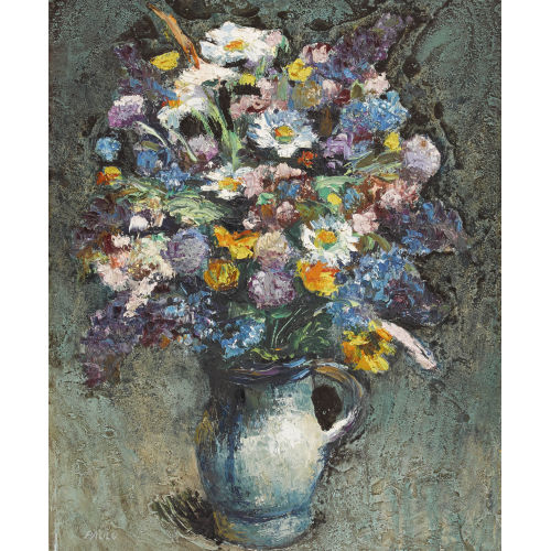 PAUL JAKOB) PAOLO (EIGTL. M�LLER : Feldblumen in einer Vase (DOBIASCHOFSKY AUKTIONEN AG)