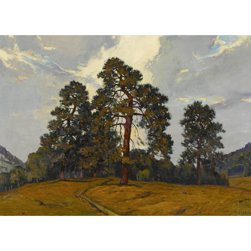 OTTO CL�NIN : Landschaft mit Baumgruppe (DOBIASCHOFSKY AUKTIONEN AG)
