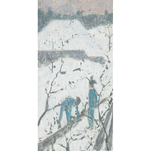 PETER THALMANN : 'Spuren im Schnee' (DOBIASCHOFSKY AUKTIONEN AG)