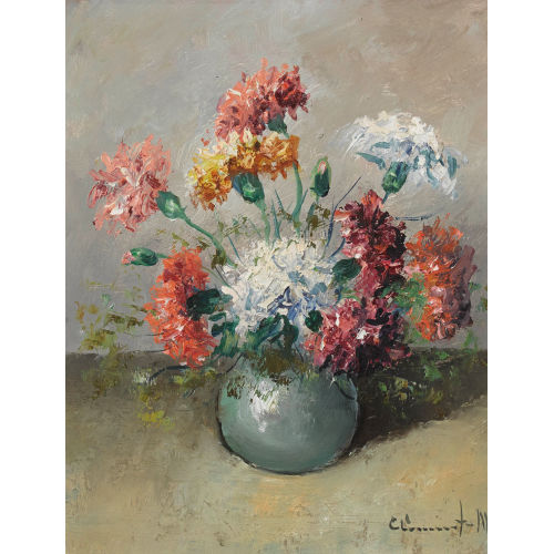 MAX CL�MENT : Nelken in Vase (DOBIASCHOFSKY AUKTIONEN AG)