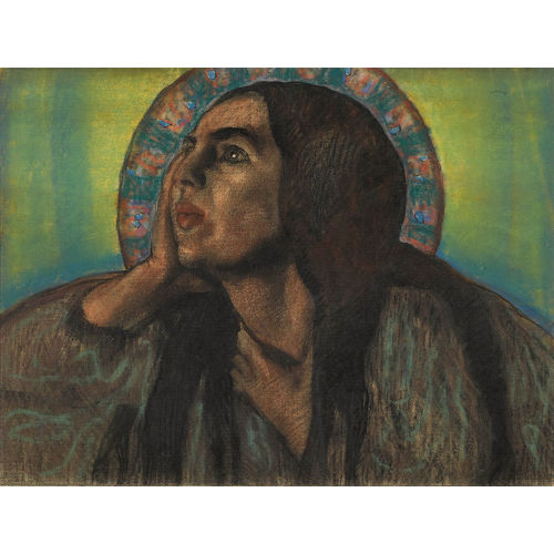 CHARLES-CLOS OLSOMMER : La sainte contemplative (DOBIASCHOFSKY AUKTIONEN AG)