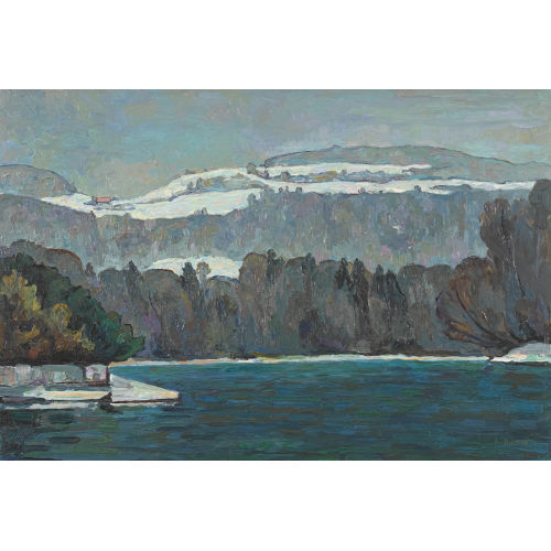 LOUIS D�RR : Winterliche Seelandschaft (DOBIASCHOFSKY AUKTIONEN AG)