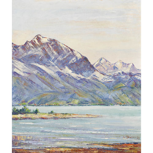 LOUIS D�RR : Brienzersee mit dem Rothorn (DOBIASCHOFSKY AUKTIONEN AG)