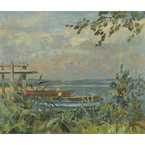 LEO DECK : 'Am Murtensee' (DOBIASCHOFSKY AUKTIONEN AG)