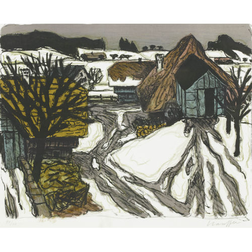FRED STAUFFER : Schneeschmelze (DOBIASCHOFSKY AUKTIONEN AG)