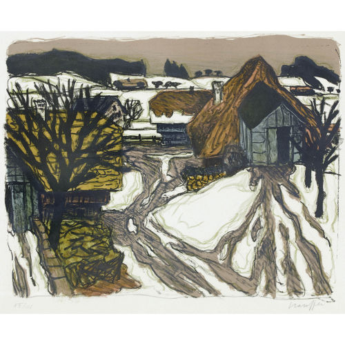 FRED STAUFFER : Schneeschmelze (DOBIASCHOFSKY AUKTIONEN AG)