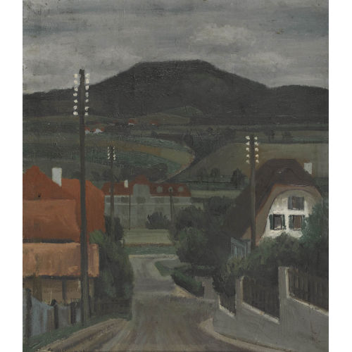 FRED STAUFFER : 'Landschaft mit Br�cke II' (DOBIASCHOFSKY AUKTIONEN AG)