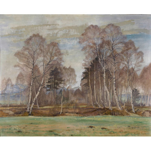 RUDOLF SIECK : 'Moorlandschaft am Chiemsee I' (DOBIASCHOFSKY AUKTIONEN AG)