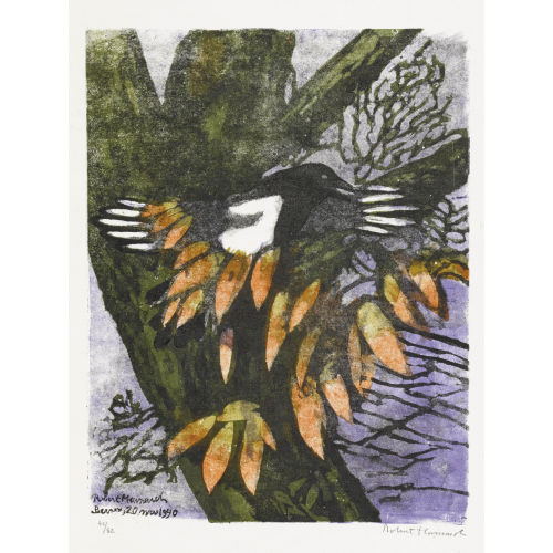 ROBERT HAINARD : 'La pie � l′automne' (DOBIASCHOFSKY AUKTIONEN AG)