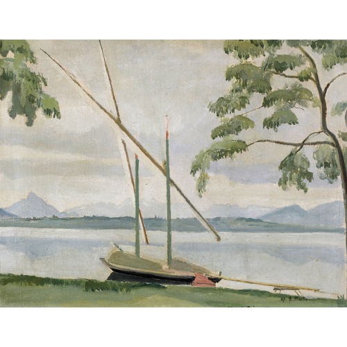 EUG�NE LOUIS MARTIN : Au bord du lac (DOBIASCHOFSKY AUKTIONEN AG)