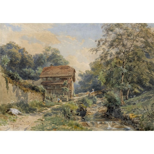 CHARLES JONES WAY : 'Moulin � Chexbres' (DOBIASCHOFSKY AUKTIONEN AG)