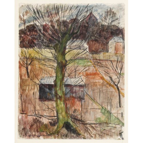 ANDR� ALBERT MARIE DUNOYER DE SEGONZAC : Herbstlandschaft (DOBIASCHOFSKY AUKTIONEN AG)