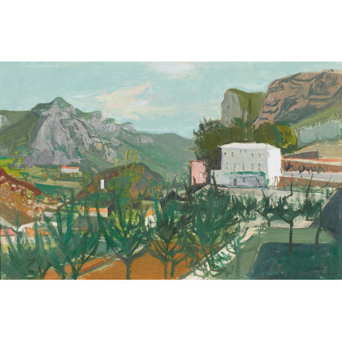 ADRIEN HOLY : Tessiner Landschaft (DOBIASCHOFSKY AUKTIONEN AG)