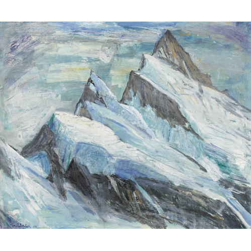 EDMUND WUNDERLICH : 'Finsteraarhorn' (DOBIASCHOFSKY AUKTIONEN AG)