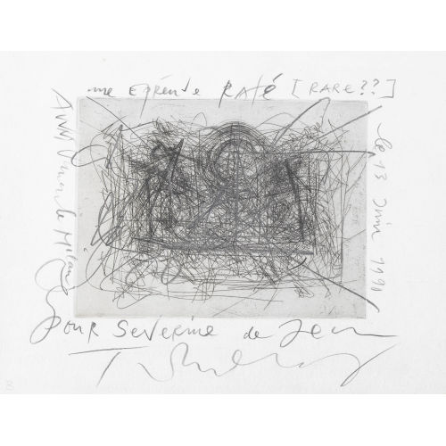 JEAN TINGUELY : 'Une �preuve rat� (rare??)' (DOBIASCHOFSKY AUKTIONEN AG)