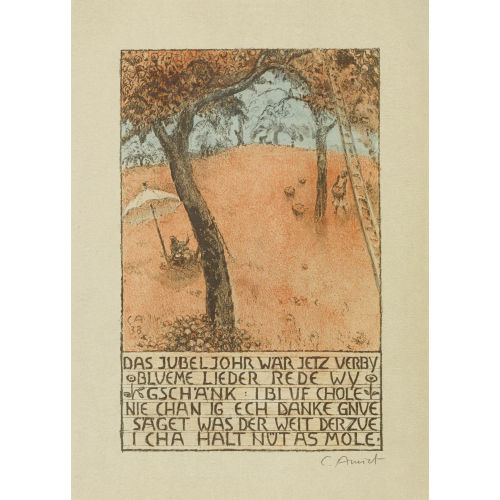CUNO AMIET : 'Amiets Lieblingthema, die Obsternte' (DOBIASCHOFSKY AUKTIONEN AG)