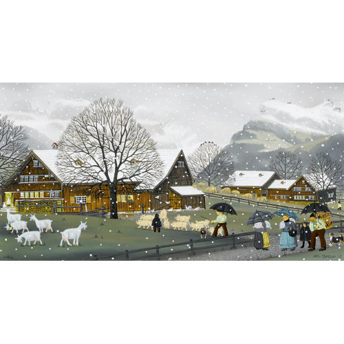 ALBERT MANSER : 'Schneegest�ber' (DOBIASCHOFSKY AUKTIONEN AG)