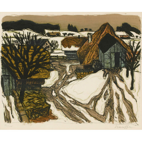 FRED STAUFFER : Schneeschmelze (DOBIASCHOFSKY AUKTIONEN AG)