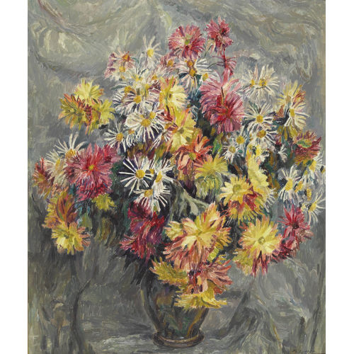 PHILIPPE ZYSSET : Asternbouquet in einer Vase (DOBIASCHOFSKY AUKTIONEN AG)