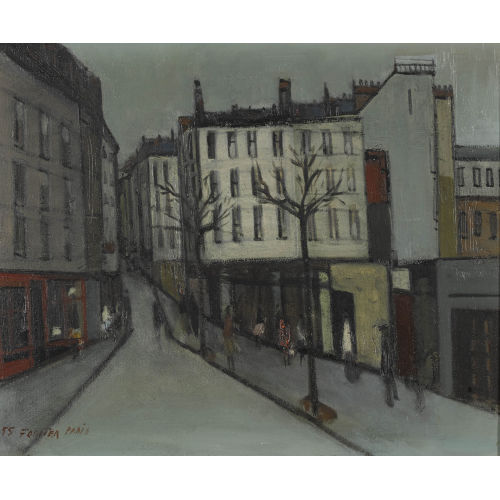 HANS (AUCH HAFOR) FORSTER : Pariser Strassenszene (DOBIASCHOFSKY AUKTIONEN AG)
