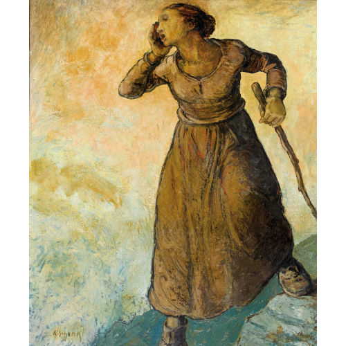KARL SCHENK : Die suchende Mutter (DOBIASCHOFSKY AUKTIONEN AG)