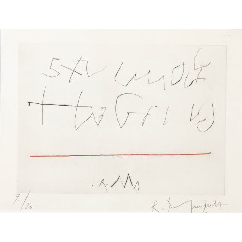 RUDOLF MUMPRECHT : 'Composition' (DOBIASCHOFSKY AUKTIONEN AG)