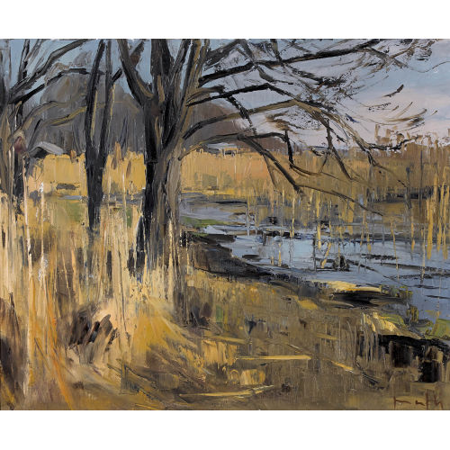 WALTER MAFLI : 'Bord du lac' (DOBIASCHOFSKY AUKTIONEN AG)