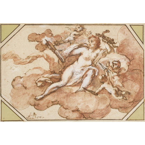 JEAN-BAPTISTE VAN LOO : Venus mit Amoretten (DOBIASCHOFSKY AUKTIONEN AG)