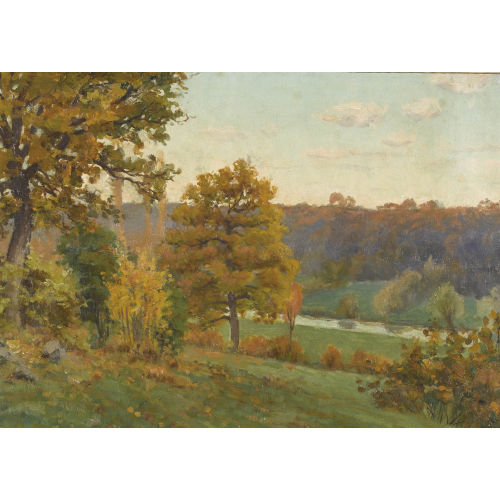 LOUIS RHEINER : Herbstlandschaft (DOBIASCHOFSKY AUKTIONEN AG)