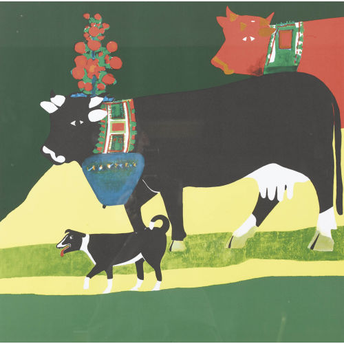 WALTER NUSSBAUM : Kuh und Hund (DOBIASCHOFSKY AUKTIONEN AG)